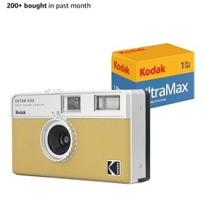 Kodak Ektar H35 Half Frame Camera - Tan and Silver